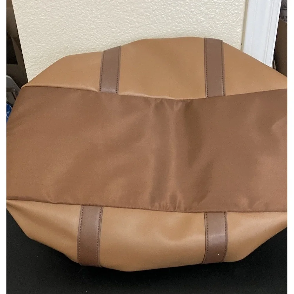Bella Russo Faux Leather Large‎ Sachel Overnight Travel Duffel Bag